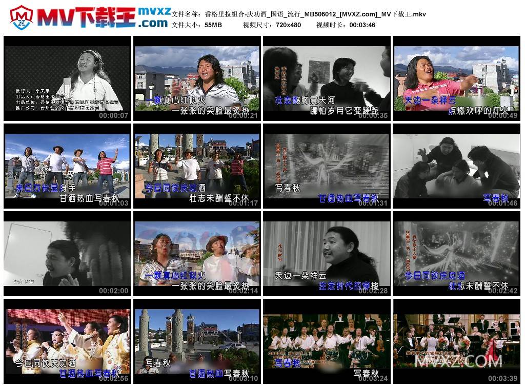 香格里拉组合-庆功酒_国语_流行_MB506012